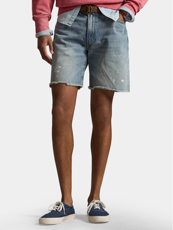 Polo Ralph Lauren Polo Ralph Lauren Džinsiniai šortai 710P08162001 Mėlyna Regular Fit