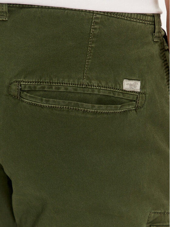 Mustang Mustang Pantaloni din material Daytona 1015776 Verde Slim Fit