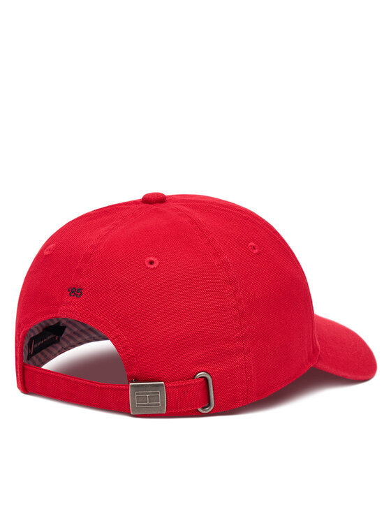 Tommy Hilfiger Tommy Hilfiger Шапка с козирка Flag Soft 6 Panel AM0AM13426 Червен