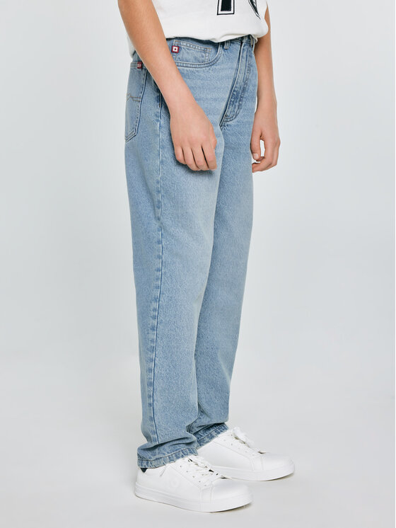 BIG STAR BIG STAR Jeansy ZACKY Niebieski Loose Fit