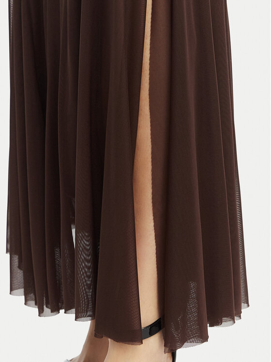 Guess Guess Abendkleid W6GK13 K2943 Braun Slim Fit