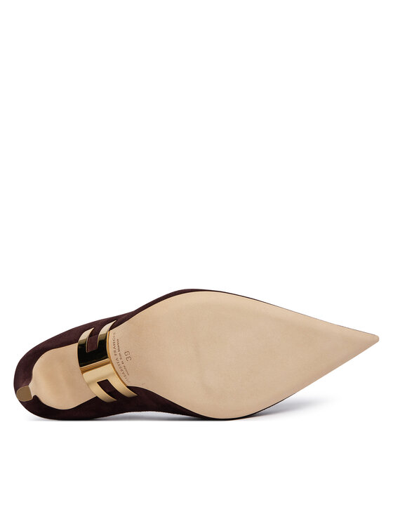 Elisabetta Franchi Elisabetta Franchi Обувки на ток SA-16L-62E2-V590 Тъмнокафяв