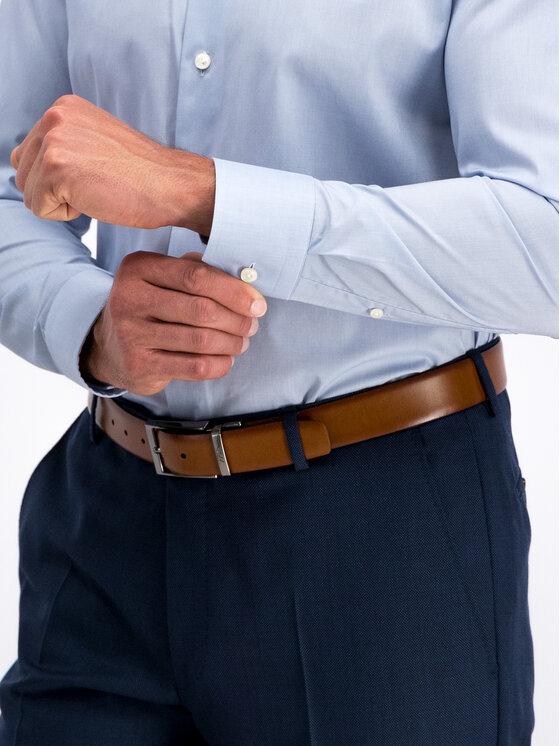 Eton Eton Marškiniai 354879511 Mėlyna Slim Fit