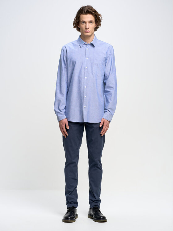 BIG STAR BIG STAR Koszula trixi_401 Niebieski Basic Fit