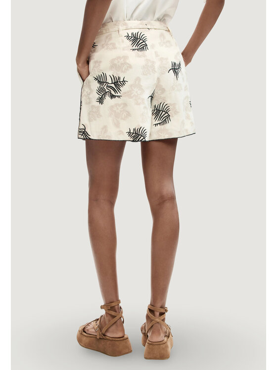 Desigual Desigual Σορτς PANT_HONO Μπεζ Casual Fit