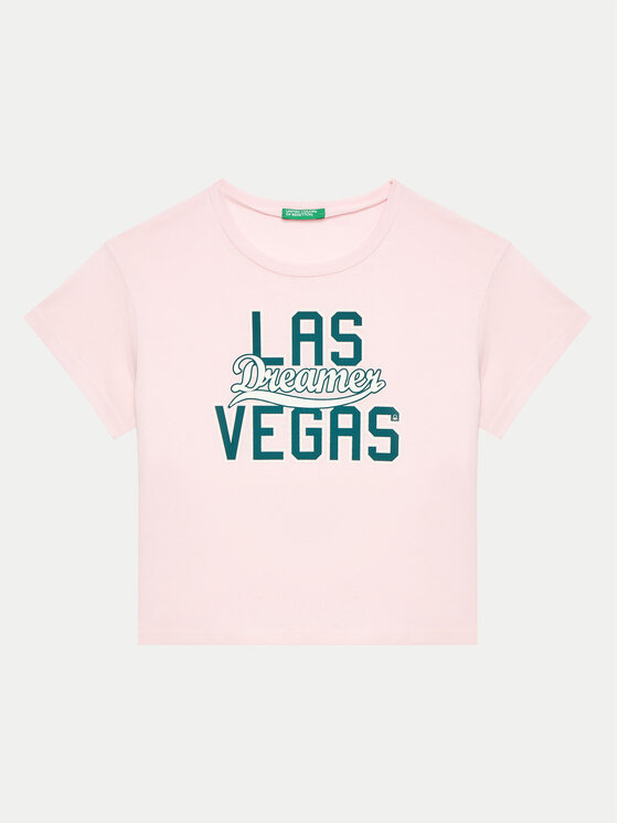 United Colors Of Benetton T-shirt 3096C10LG Rose Regular Fit