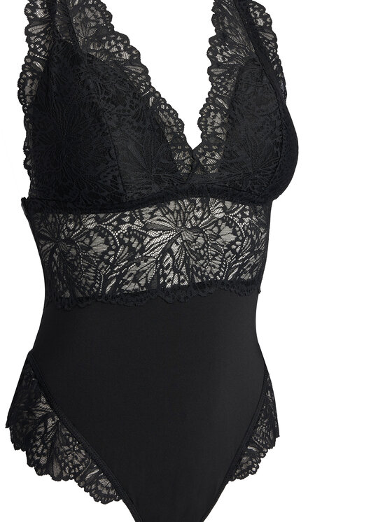 Hunkemöller Hunkemöller Bodi Posie 302452 Crna