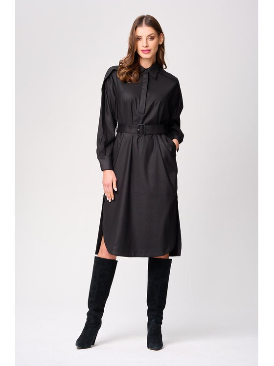 CASTELLANI CASTELLANI Sukienka Barbara Czarny Regular Fit