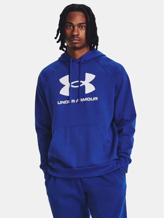 Under Armour Felpa 1379758 400 Blu scuro Regular Fit Modivo