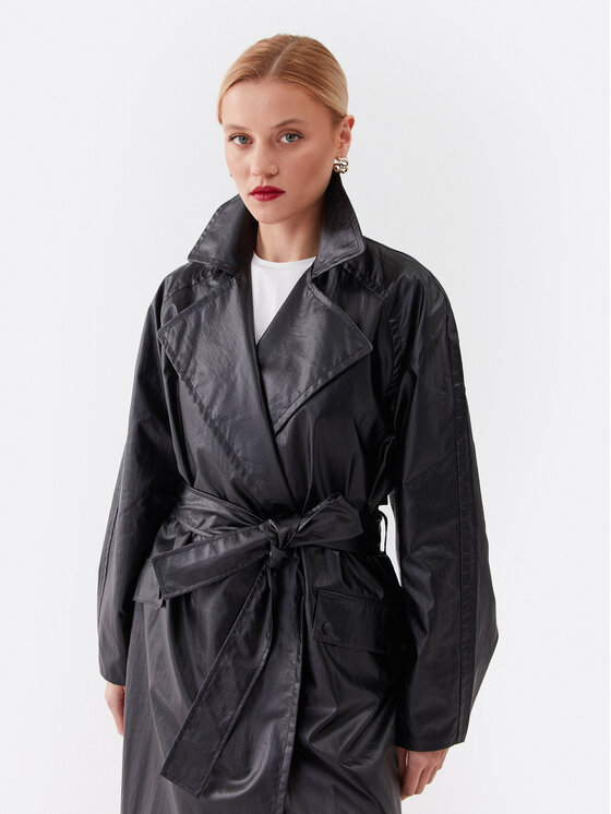 Calvin Klein Jeans Calvin Klein Jeans Cappotto di transizione J20J221389 Nero Relaxed Fit