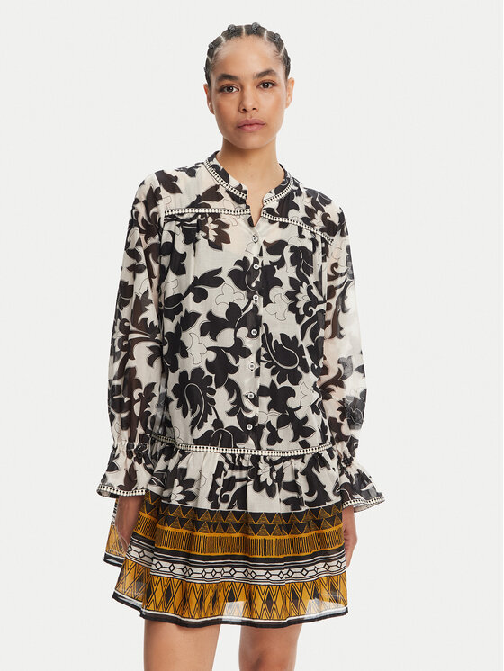 Devotion TWINS Devotion TWINS Nyári ruha Genesis 025.305G Fekete Loose Fit