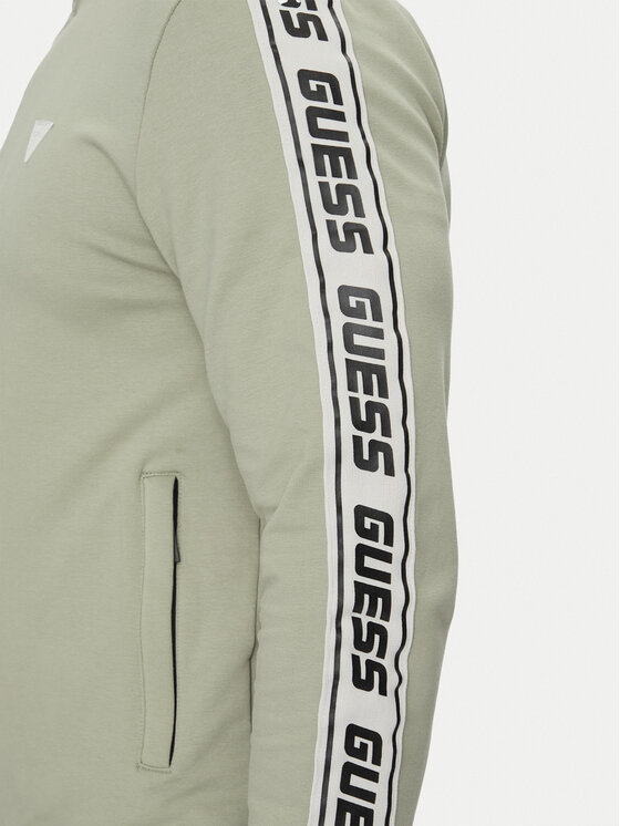 Guess Guess Μπλούζα Z2YQ12 K6ZS1 Πράσινο Regular Fit