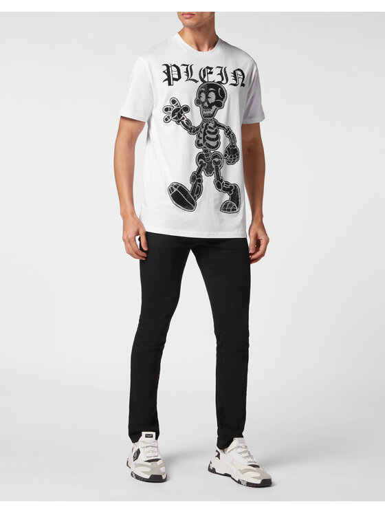 PHILIPP PLEIN PHILIPP PLEIN T-Shirt 15131 Biały Regular Fit