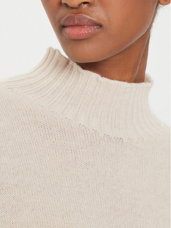 Kontatto Kontatto Rollkragenpullover 3M0241 Écru Regular Fit