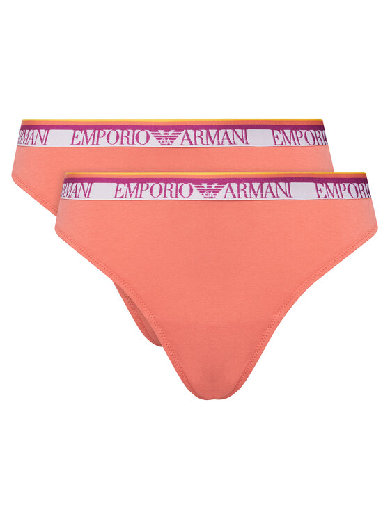 Emporio Armani Underwear Emporio Armani Underwear Набір з 2 пар бразилійських трусів EW000404 AF10883 M4008 Рожевий