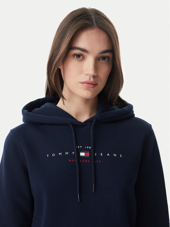 Tommy Jeans Tommy Jeans Džemperis Linear DW0DW23485 Tamsiai mėlyna Regular Fit