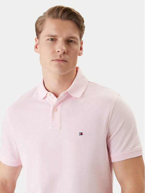 Tommy Hilfiger Tommy Hilfiger Pólóing 1985 MW0MW17770 Rózsaszín Regular Fit