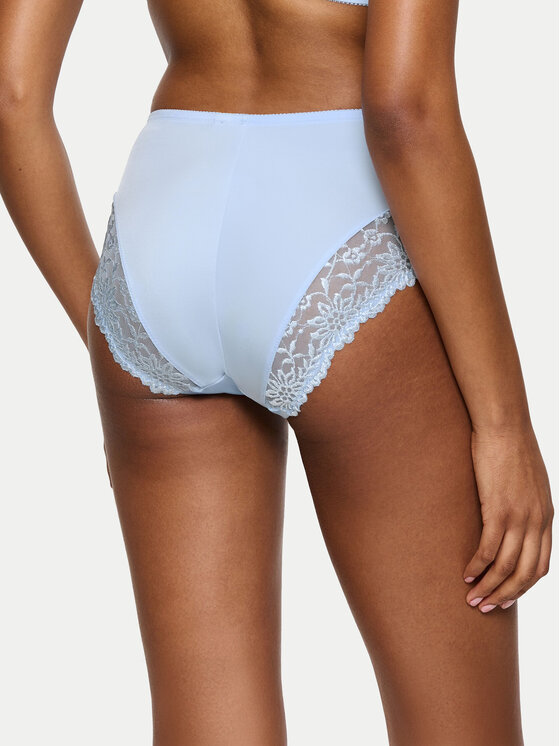 Triumph Triumph Chiloți clasici cu talie înaltă Ladyform Soft Maxi 10210671 Albastru celest