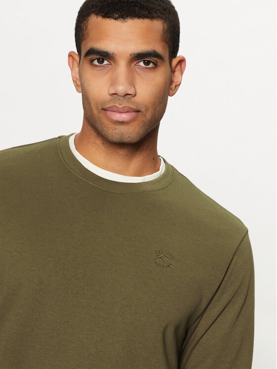 INDICODE INDICODE Sweatshirt Derrick 55-615 Grün Regular Fit