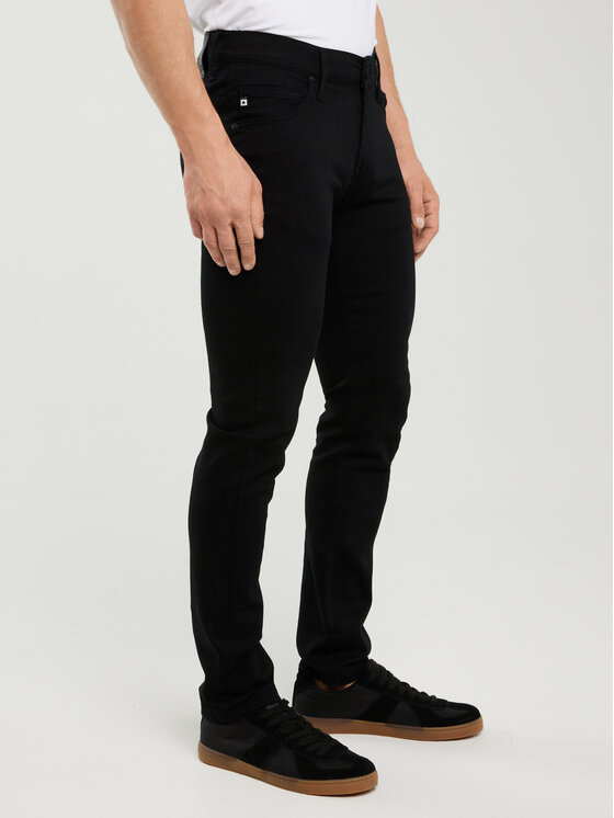 BIG STAR BIG STAR Jeansy JEFFRAY Czarny Skinny Fit