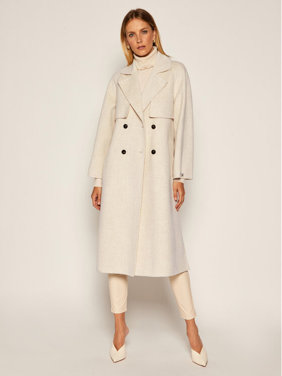 Marella Marella Trench Estro 30160106 Bej Regular Fit