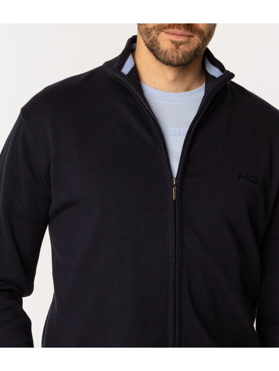Lee Cooper Lee Cooper Kardigan CHAVES 5405 Granatowy Regular Fit