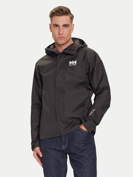 Helly Hansen Geacă de ploaie Bărbați, Mărimea: S, Negru, Seven 62047