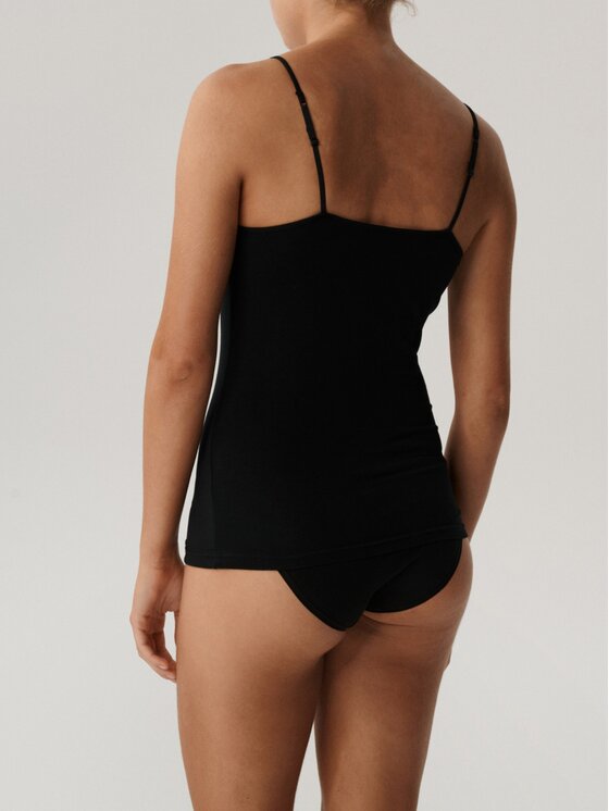 Atlantic Atlantic Top basic Czarny Regular Fit