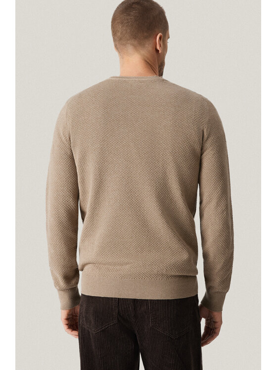 Próchnik Próchnik Sweter PM17 SW073225000115 Beżowy Regular Fit