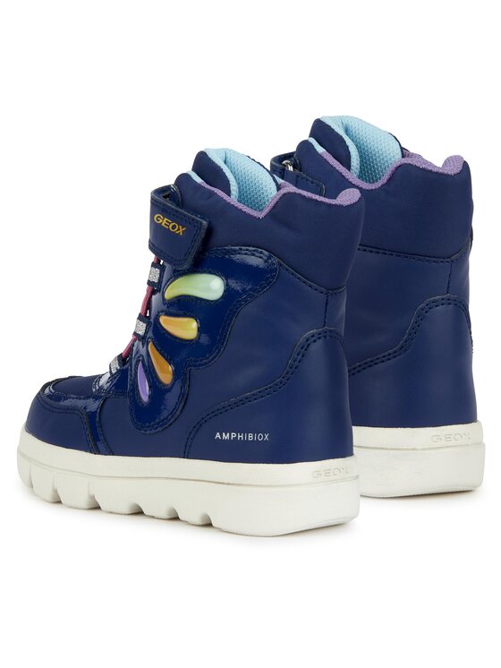 Geox Geox Zimske čizme J Willaboom Girl B A J36HWA 054FU C4243 M Tamnoplava
