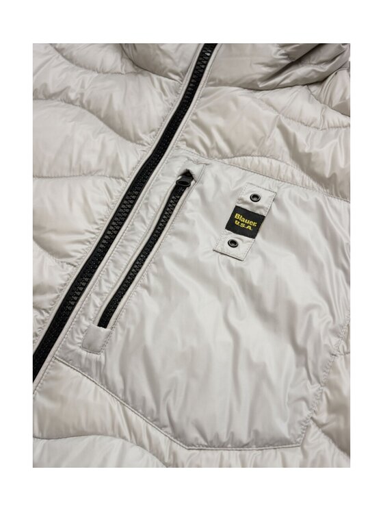 Blauer Blauer Kurtka puchowa WAVE Szary Regular Fit
