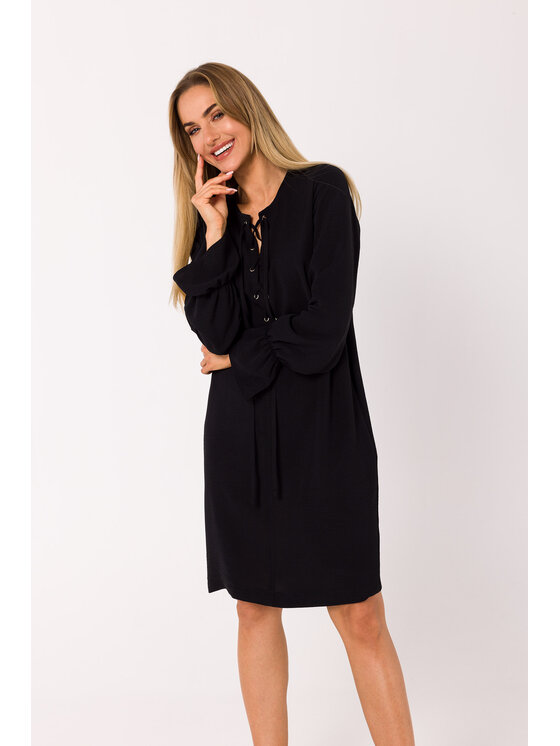 Made of Emotion Made of Emotion Vestito da giorno M742 Nero Premium Fit