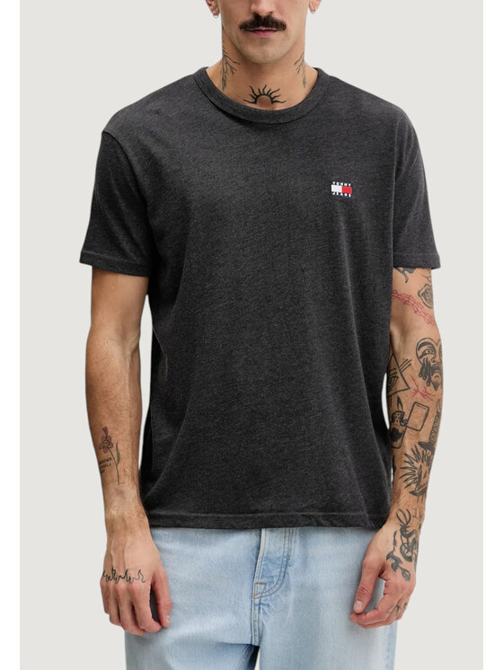 Tommy Jeans Tommy Jeans T-Shirt DM0DM22667 Γκρι Casual Fit