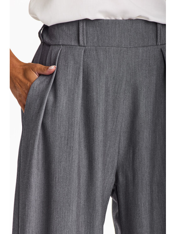 Awama Awama Dámské kalhoty A674 Šedá Basic Fit
