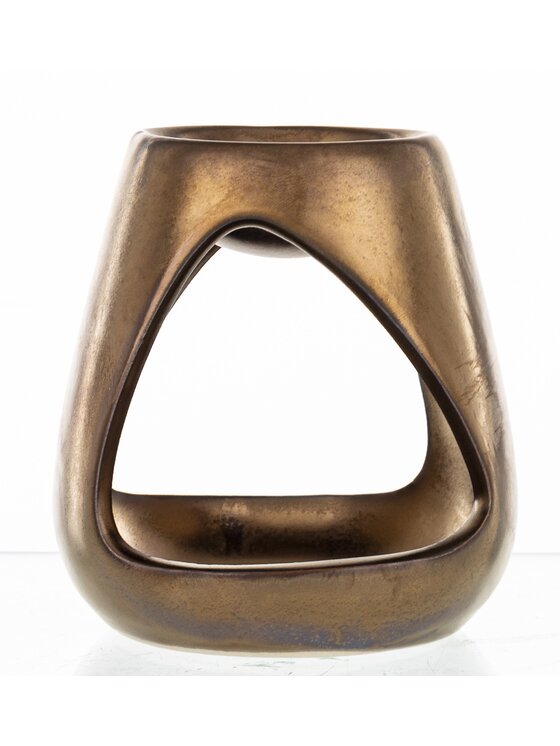 MIAhome MIAhome Kominek zapachowy ceramiczny 10x9x9 cm SISSAL Złoty