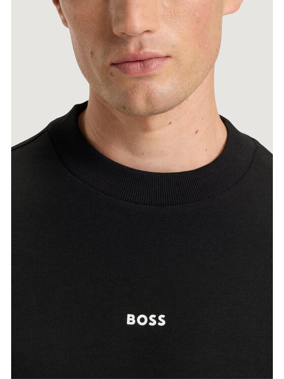 BOSS BOSS Bluza WeSmallcrew 10244192 Czarny Casual Fit