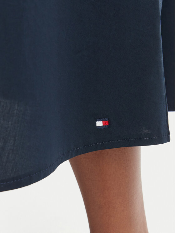 Tommy Hilfiger Tommy Hilfiger Kleid für den Alltag WW0WW49628 Dunkelblau Regular Fit