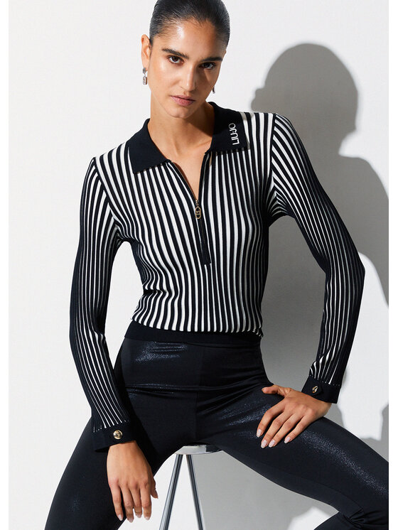 Liu Jo Liu Jo Sweter TA6115MS55N03L44 Czarny Regular Fit