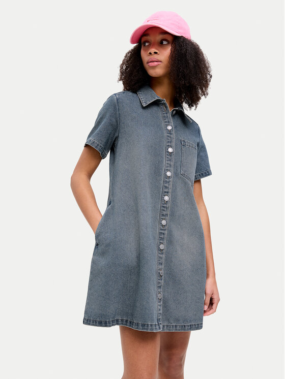 JJXX JJXX Džinsinė suknelė 12273029 Mėlyna Regular Fit