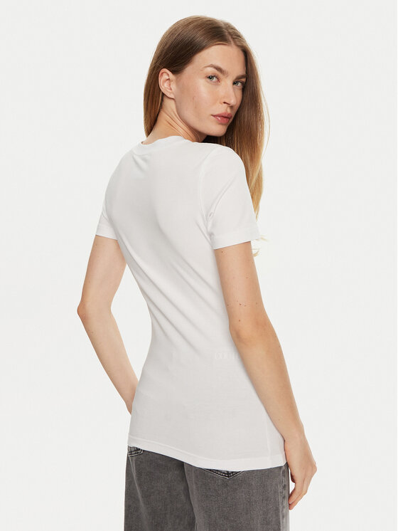 Versace Jeans Couture Versace Jeans Couture Футболка 77HAHT00 Білий Regular Fit