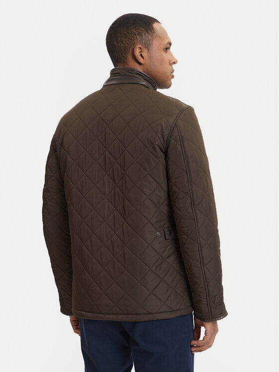Barbour Barbour Kevad-sügis jope MQU0281OL51 Powell Roheline Slim Fit