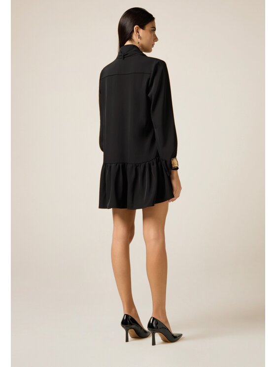 Oltre Oltre Vestito da giorno 7064R005122N033 Nero Flared Fit