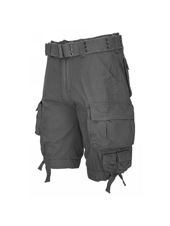 Brandit Brandit Szorty materiałowe 2001.5.L Szary Regular Fit