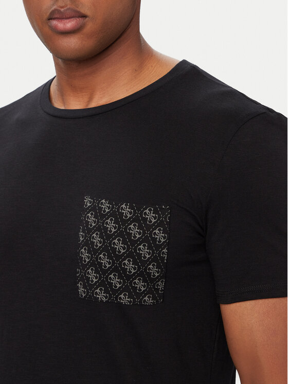 Guess Guess T-Shirt F6GI12 K6XN4 Schwarz Regular Fit
