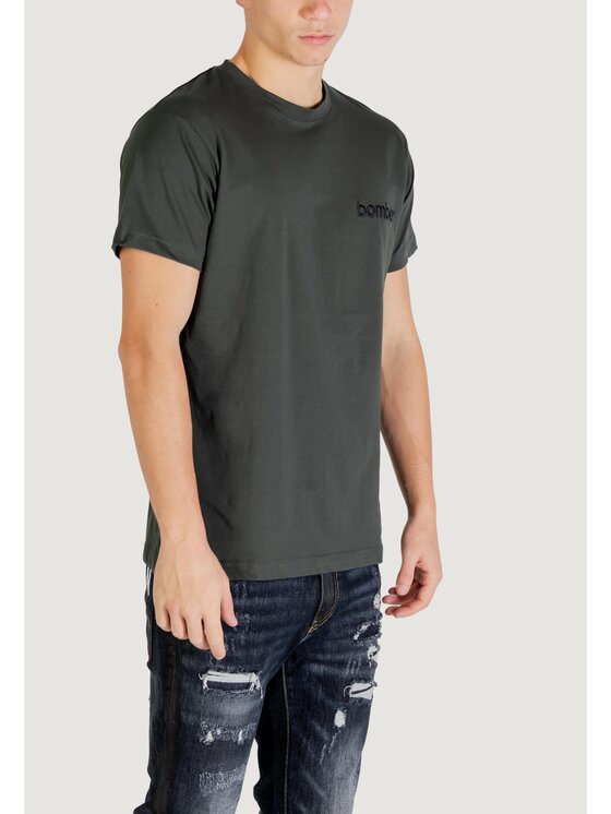 The Bomber The Bomber T-shirt Logo Verde Shirt Fit