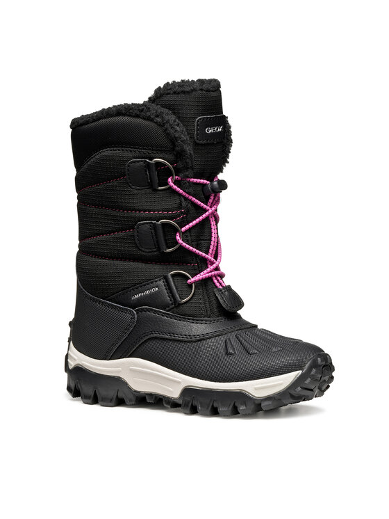 Geox Geox Cizme de zăpadă J Himalaya B Ab J46FTA 0FU50 C0922 D Negru