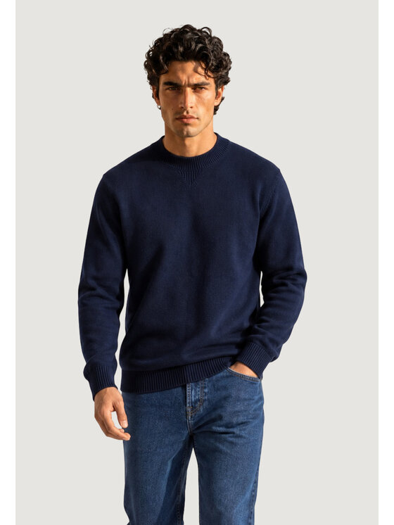 Armani Exchange Armani Exchange Sweter XM001916 AF14008 Niebieski Casual Fit