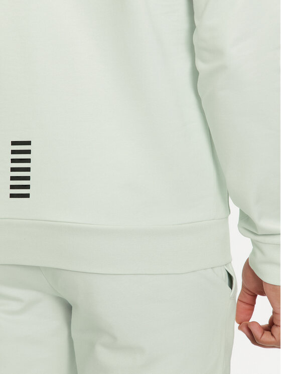 EA7 Emporio Armani EA7 Emporio Armani Džemperis ar kapuci 8NPM04 PJ05Z 1133 Zaļš Regular Fit