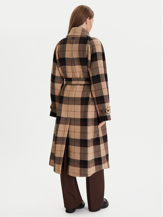 Tommy Hilfiger Tommy Hilfiger Вовняне пальто WW0WW46870 Бежевий Relaxed Fit