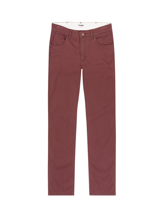 Wrangler Wrangler Pantaloni di tessuto GREENSBORO Rosso Regular Fit